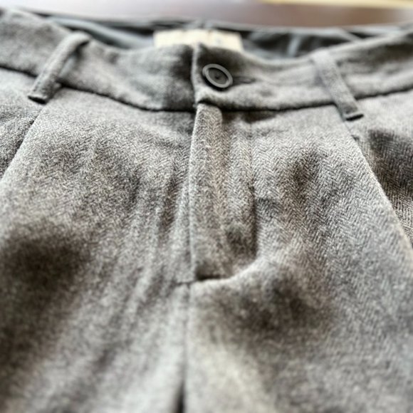 🌸4/$30🌸  NWOT Old Navy Lined Herringbone Wool Trouser Shorts - Picture 6 of 16